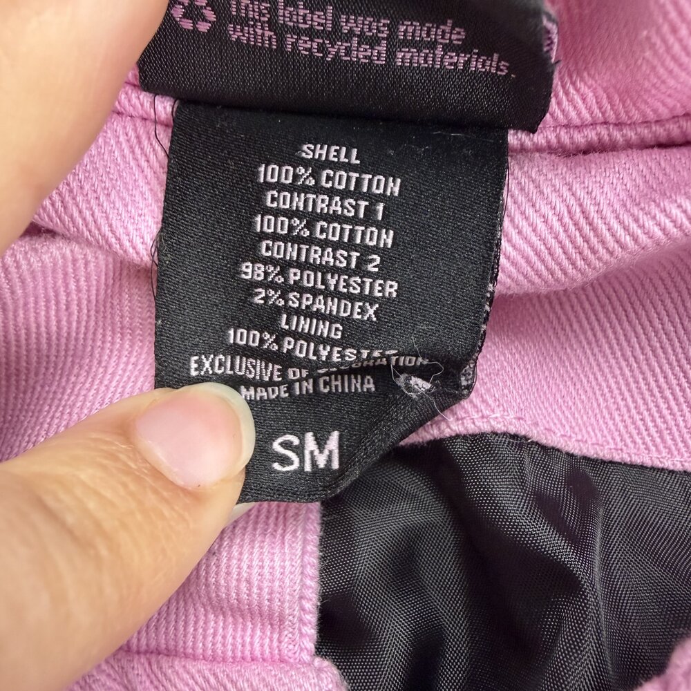 Hello Kitty Racing Jacket Pink/Black Checkerboard Women's S - Picture 5 of 10